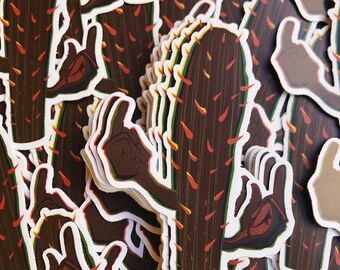 Sticker di cactus