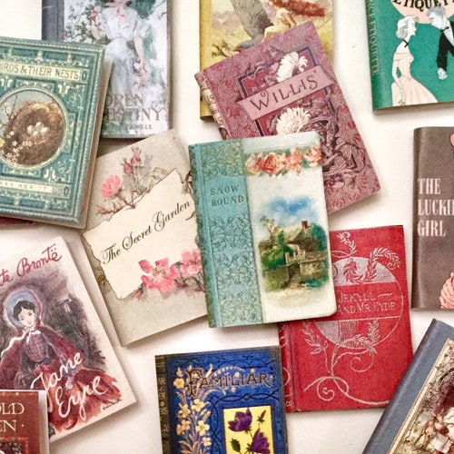 Dolls &amp; Miniatures 1:6 SCALE Printable Miniature Book Covers #2-56 ...