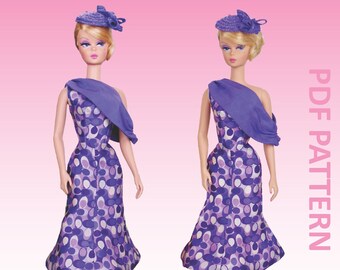 Samantha sewing pattern for 12" fashion dolls