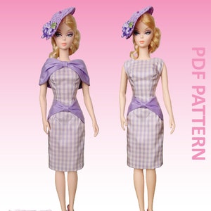 Doris sewing pattern for 12 fashion dolls image 1