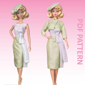 Christine sewing pattern for 12 fashion dolls image 1