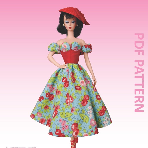 Heidi sewing pattern for 12" fashion dolls