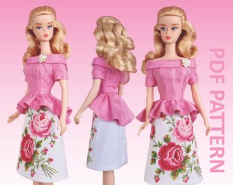 Spring Delight sewing pattern for 12" fashion dolls