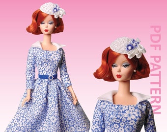 Lisa sewing pattern for 12" fashion dolls