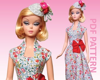 Eloise sewing pattern for 12" fashion dolls