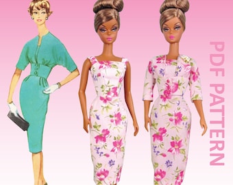 Spring Suit sewing pattern for 12" fashion dolls