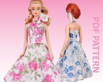 Summer Romance sewing pattern for 12" fashion dolls