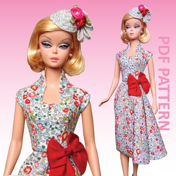 Eloise sewing pattern for 12" fashion dolls