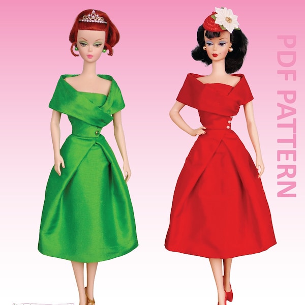 Caracas sewing pattern for 12" fashion dolls