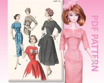 Take Me to Tea sewing pattern for 12" fashion dolls