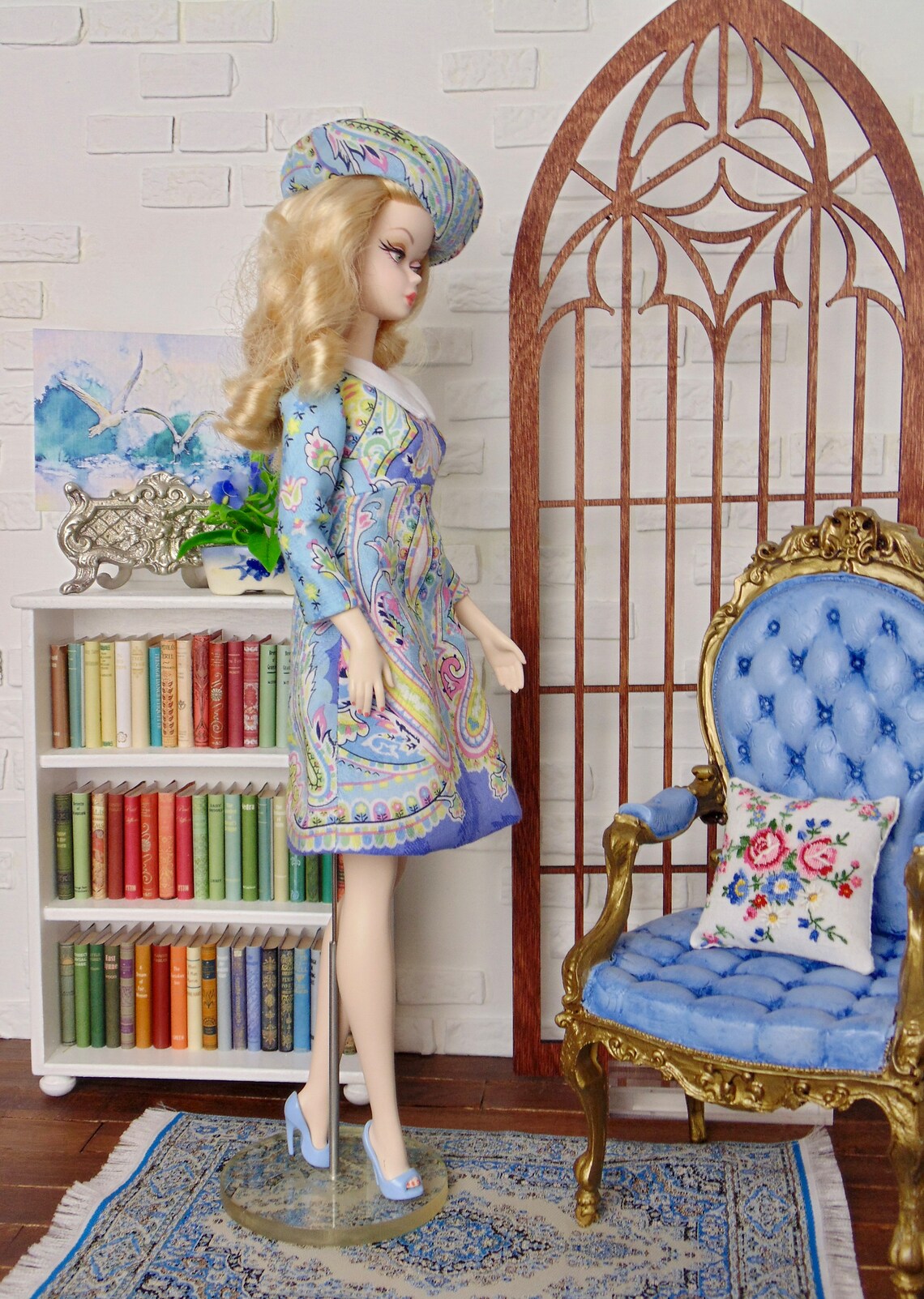 Mod Schoolgirl Sewing Pattern for 12 Fashion Dolls - Etsy
