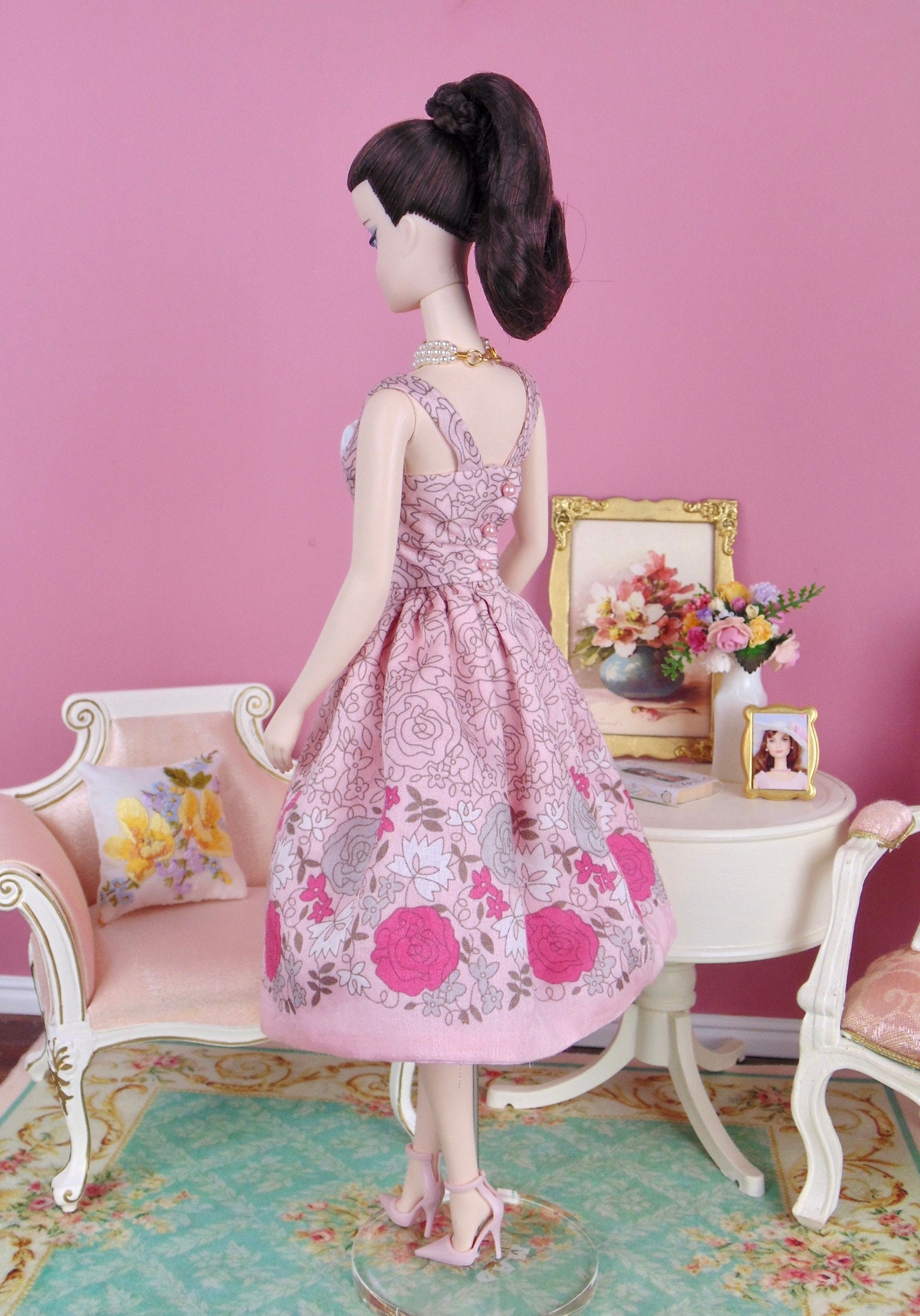 Vintage Shelf Bust Dress Sewing Pattern for 12 Fashion Etsy