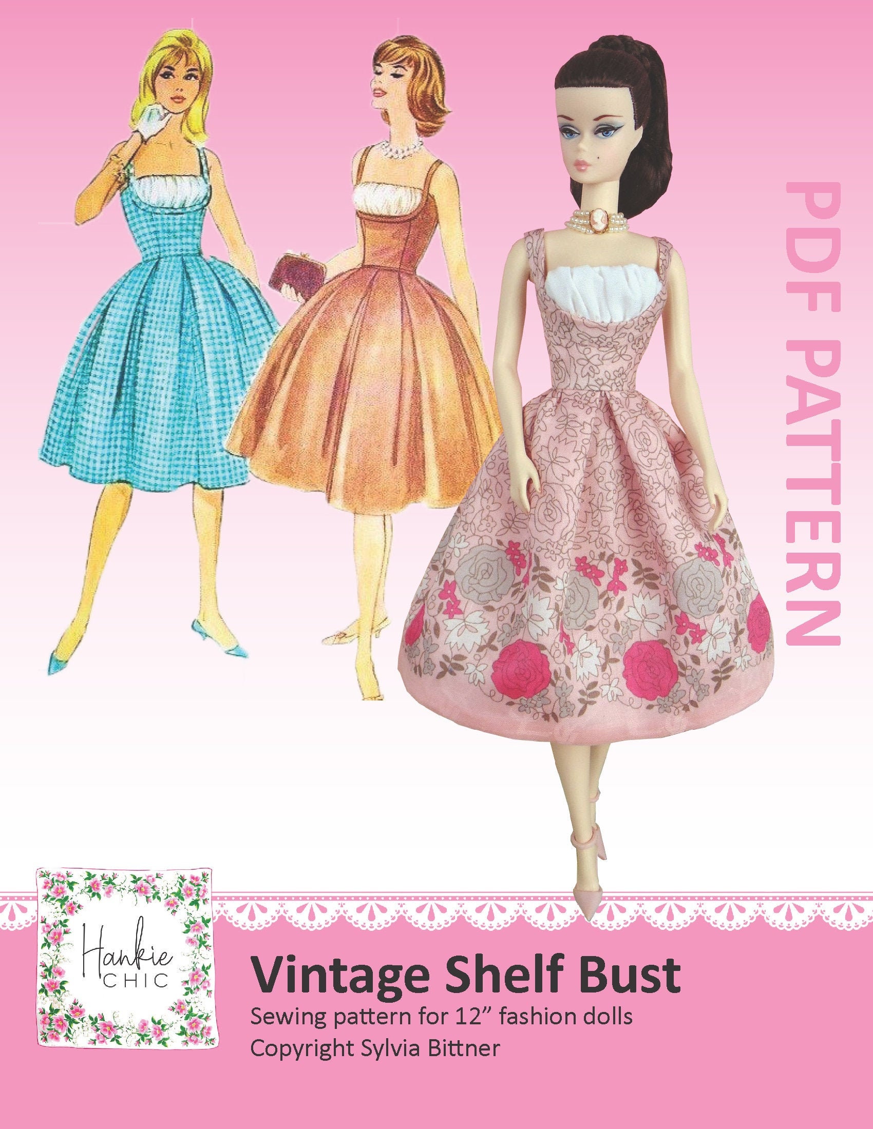 Barbie Corset Overbust Doll Pattern PDF Download My Size Barbie