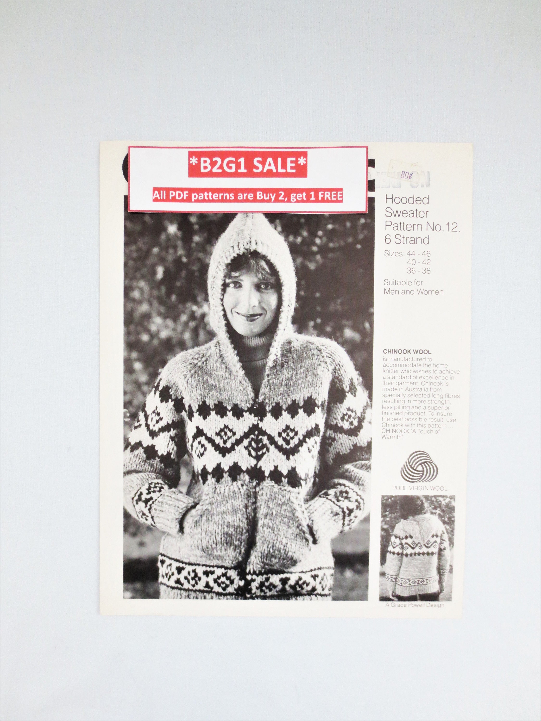 Wool Hooded Sweater - Etsy