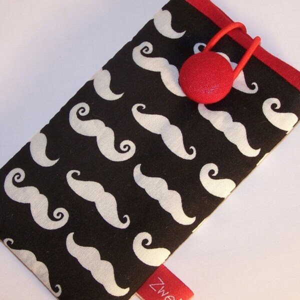 Smartphone -  Handytasche Hülle  Moustache Bärte