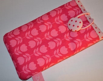 Cellphone case cellphone case tulips in pink