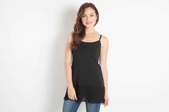 camisa de gasa negra