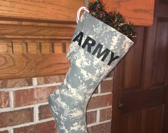 Army Christmas Stocking