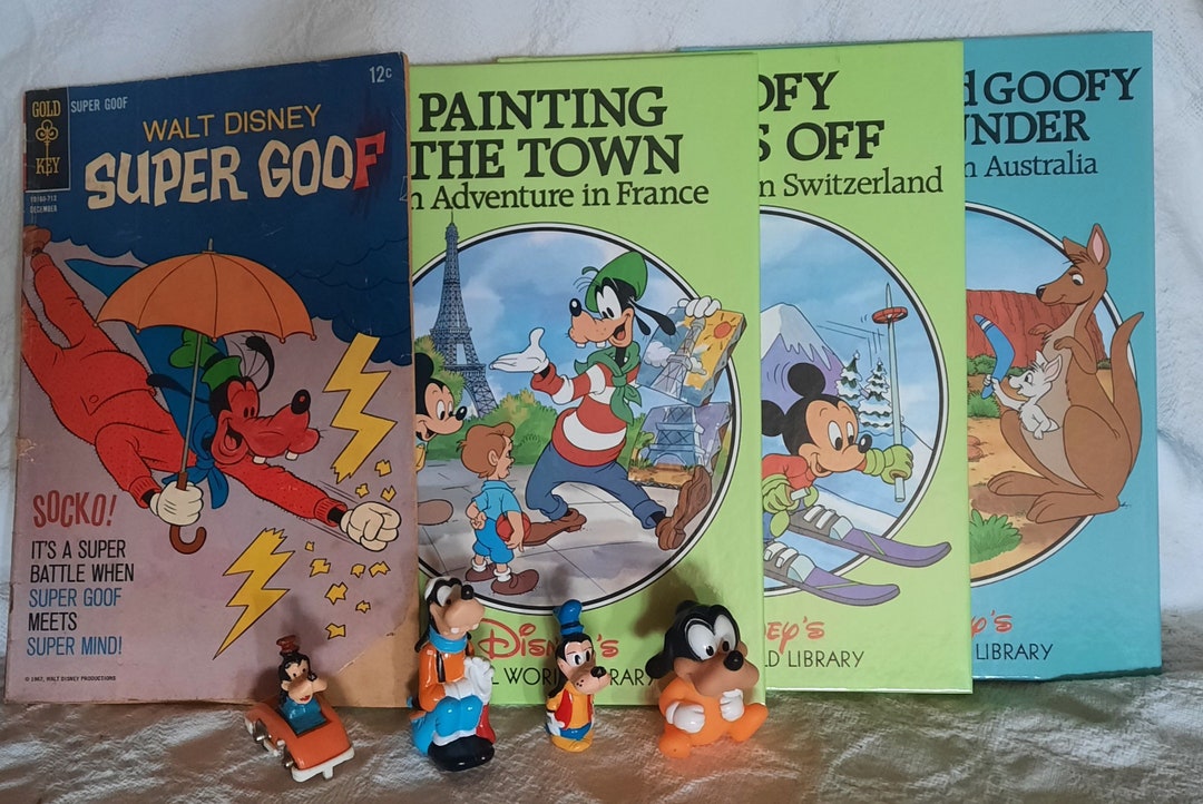 WALT DISNEY’S GOOFYcoloring bookアメリカの古書 Walt Disney's Story Of Dippy The Goof (Goofy) w/ Mickey