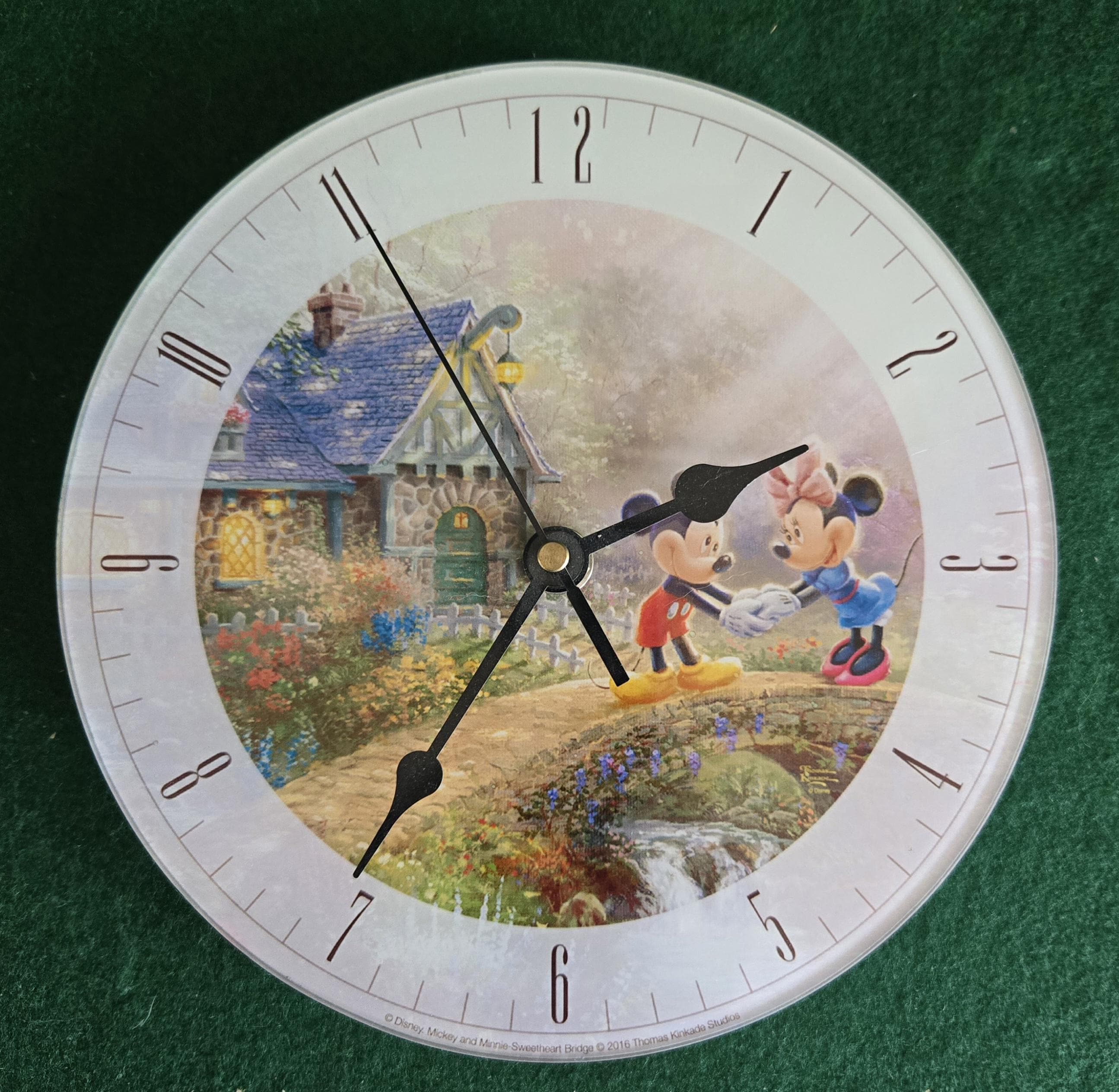 Mickey and Minnie Clock - Etsy