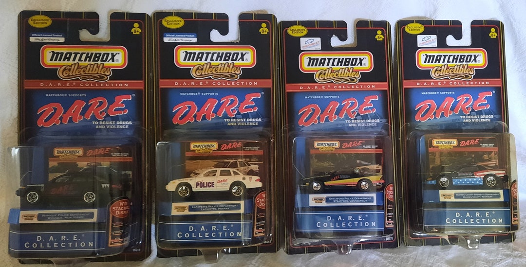 Vintage Matchbox Collectibles D.A.R.E. Collections Set Lafayette