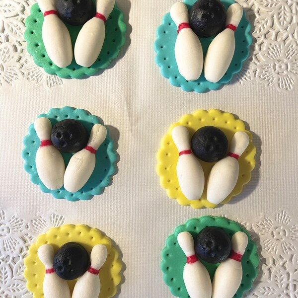 Bowling Pins Cake Toppers - Etsy