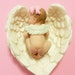 This little angel is so cute.. Baptism, Birthday, Baby Shower, Cake Topper or just because she is cute.