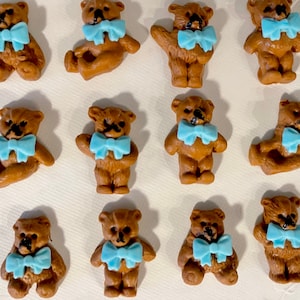 This is for Qty of 18 teddy bears. Can change bow color. Birthday, Baptism, Baby shower, sweet sixteen, christening