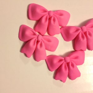 This is for Qty of 24 Large Bows. Can change color.  Birthday, Baptism, Baby shower,  christening, party