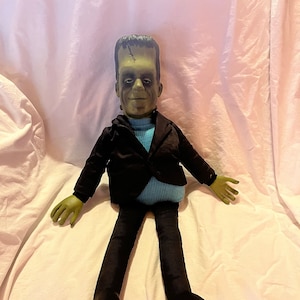 Vintage 1964 Herman Munster Mattel Talking Doll, Halloween Collectible Decoration Toy