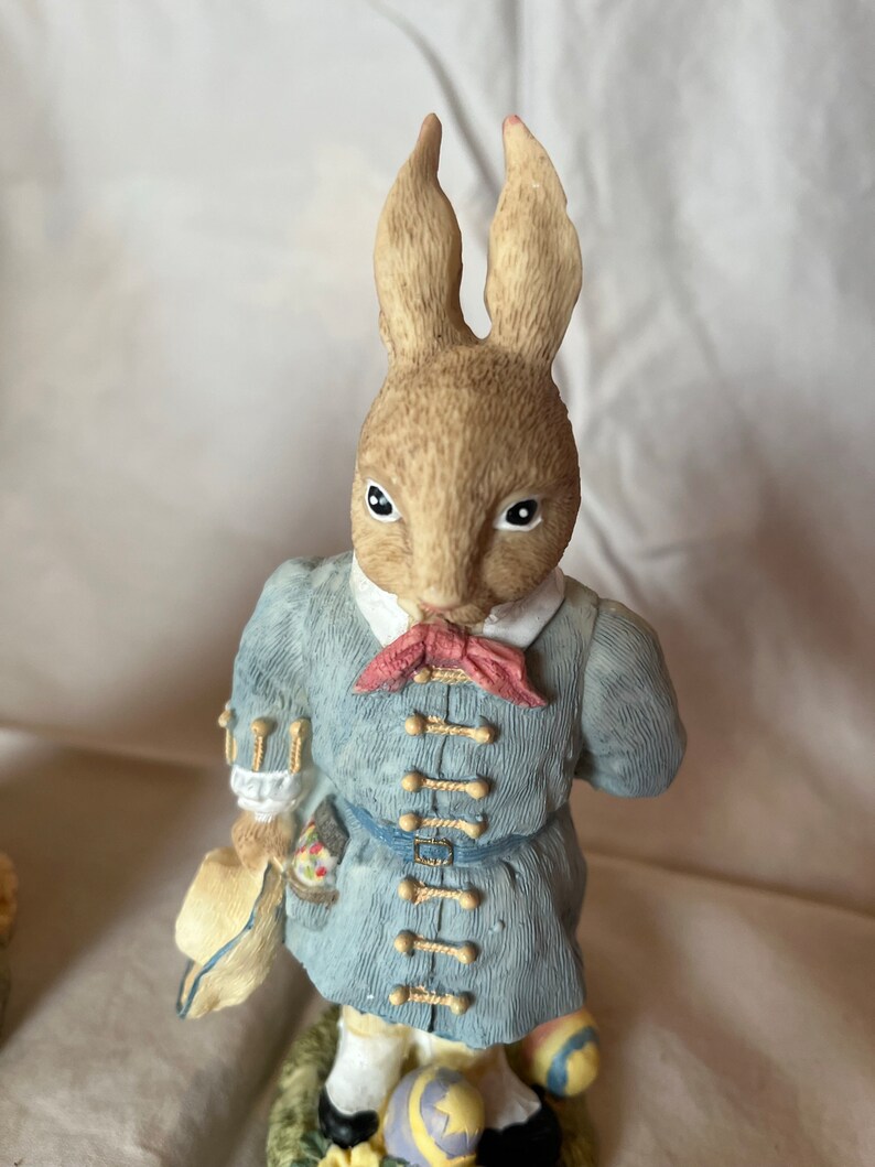 Vintage Easter Figurines - Victorian Collection 1994 - Bently Bunny and ...