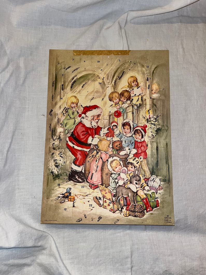 Vintage Advent Calendars Choose Your Own Traditional Etsy