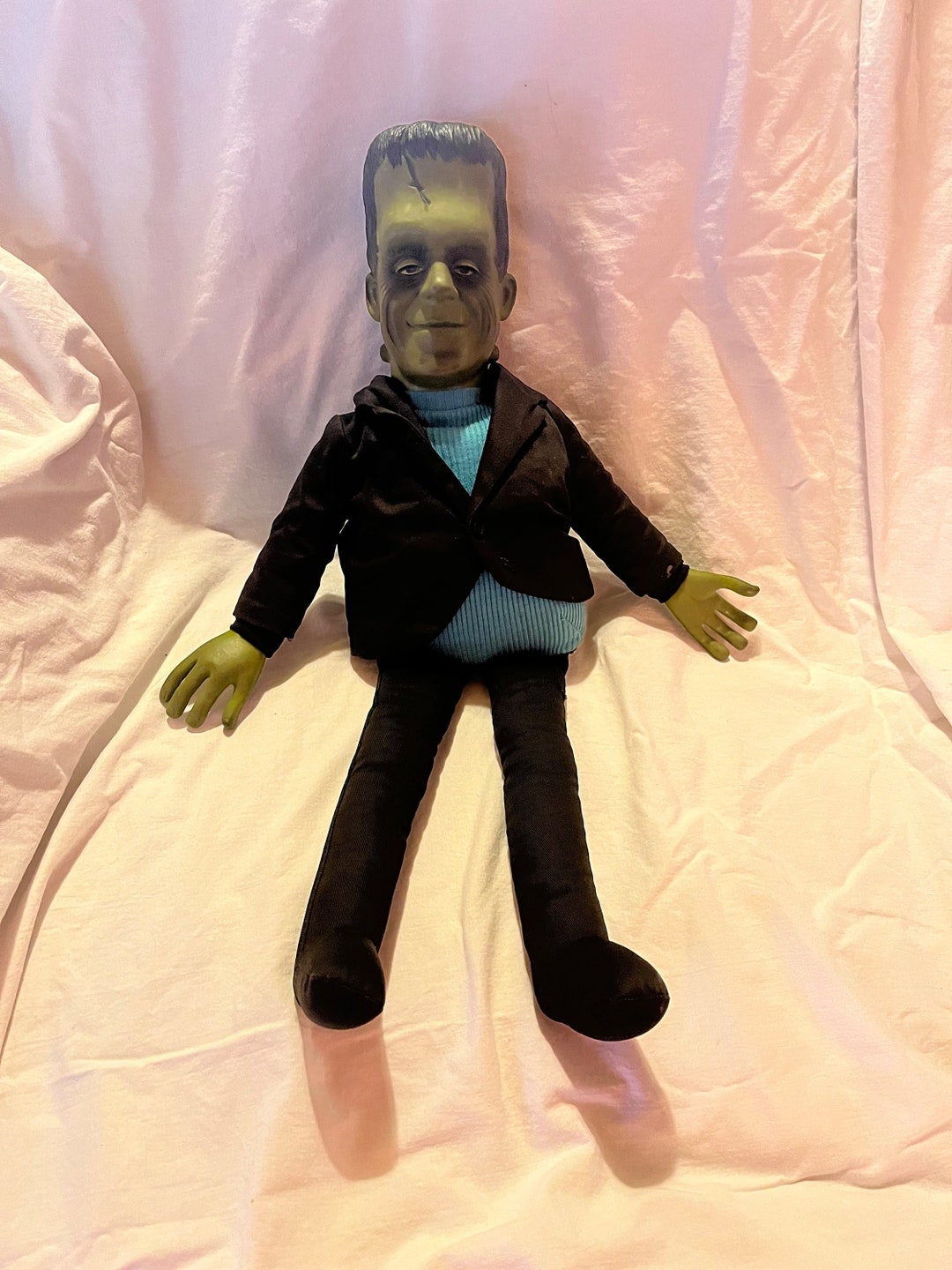 Vintage 1964 Herman Munster Mattel Talking Doll, Halloween