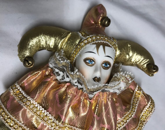 harlequin porcelain dolls