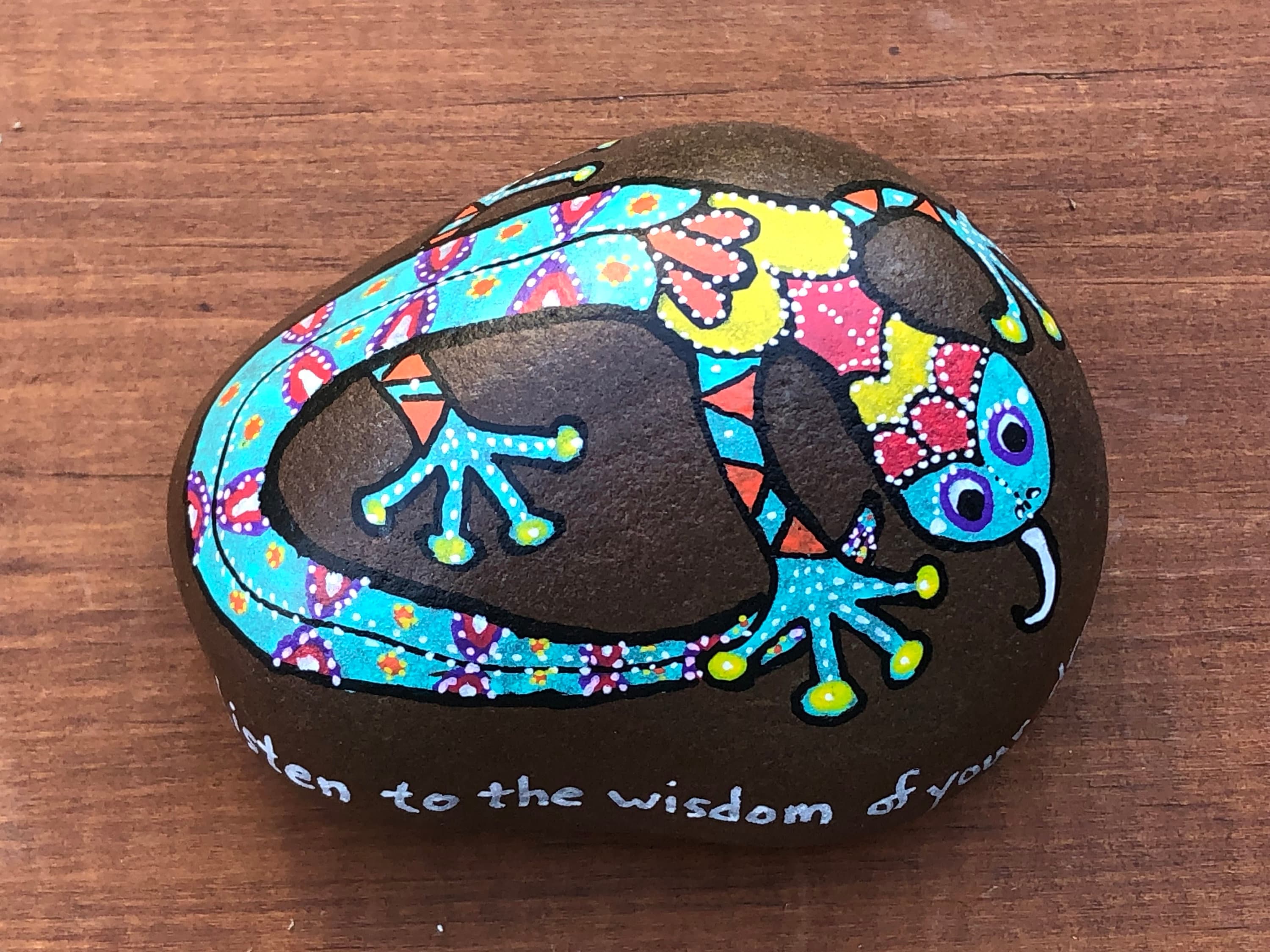 Lizard Resting on Rock - Etsy