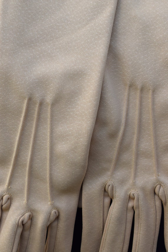 Vintage Formal Gloves Beige Gloves Ladies Gloves … - image 5