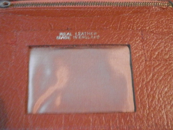 Gentlemans Vintage Bifold Wallet Real Leather Mad… - image 3