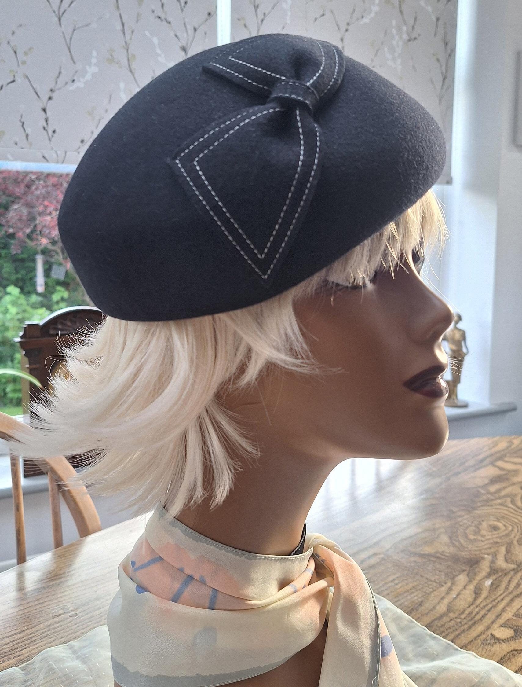 Mr Irving Originals Pillbox Women’s Hat vintage Vintage Fur Pillbox Hat: 1950s Women Midcentury Retro Fall  main image 2