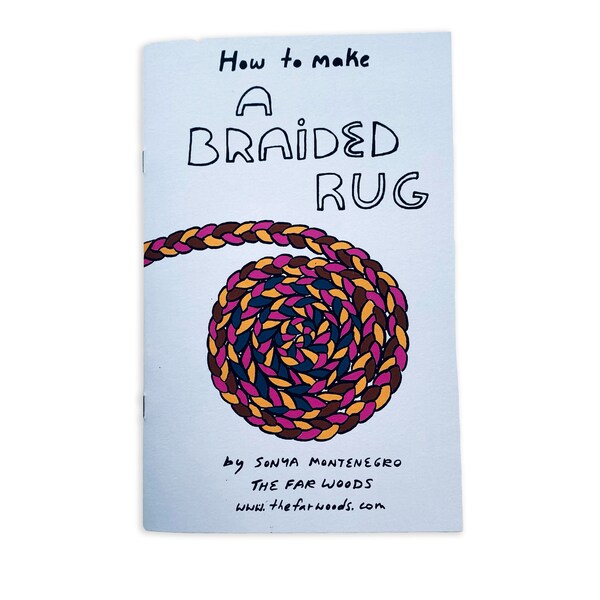 How to Make A Braided Rug Booklet - Sewing Project for Beginners, Craft Project, Braided Rug Pattern, DIY project, Kids Sewing Project