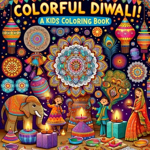 Colorful Diwali: A Kids&#39; Coloring Book