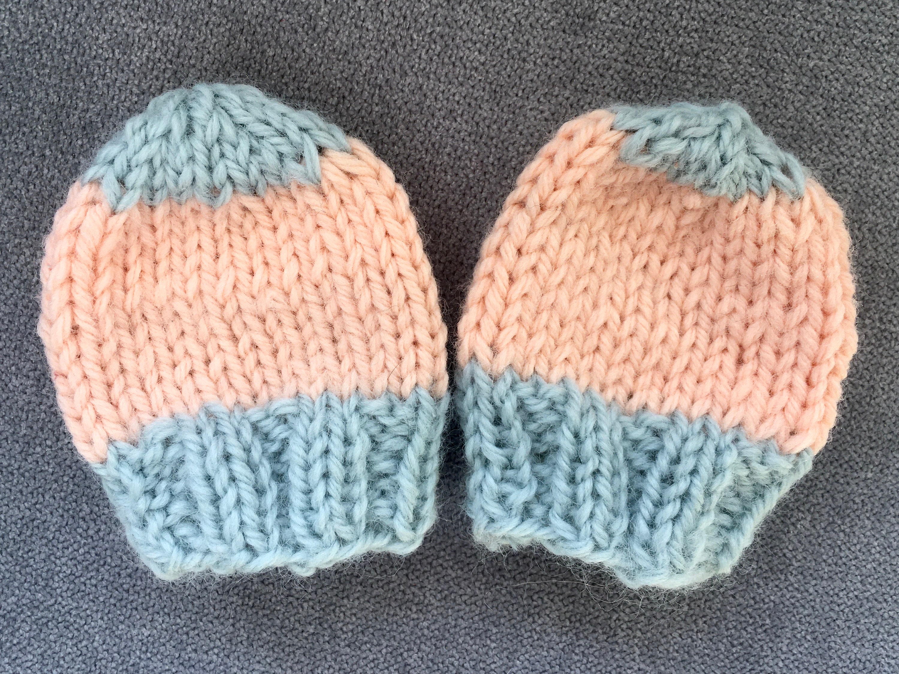 Knit Baby NoScratch Mittens Customizable Etsy