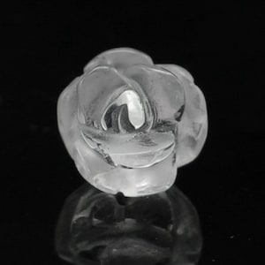 8MM Purple Amethyst Gemstone Carved Rose Flower Beads BULK LOT 5,10,20,30,50 (90187241-002)