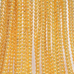 3MM Hématite Gemstone Titane Or Perles Rondes 16 Pouces Full Strand (80006010-483)