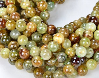 Natural Tsavorite Gemstone Round Spacer Loose Beads 15" 4 mm 5 mm 8 mm 10 mm 12 mm