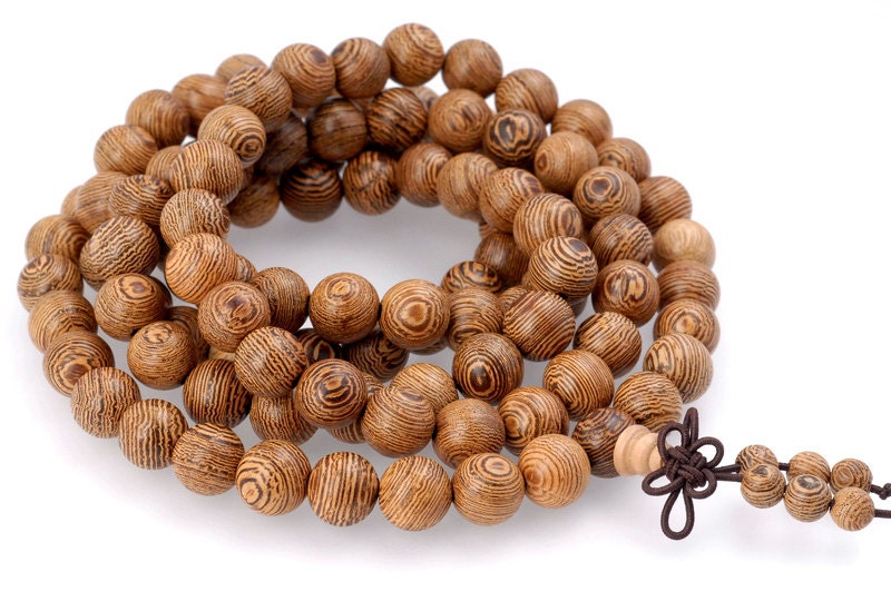 90182680-400 108PCS 8mm Phoebe Zhennan Silkwood Old Mala Meditation Beads Round 90182680-400 108PCS 8mm Phoebe Zhennan Silkwood Old Mala Meditation Beads Round