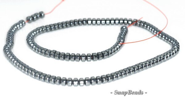 Pretty Natural Black Hematite Gemstone Bead Necklace – 6/8/10mm Round, Handmade Choker 1 thumbnail image
