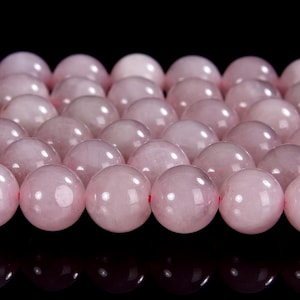 Natural Madagascar Rose Quartz Gemstone Round 6MM Loose Beads (D546)