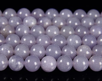 Natural Tanzanian Lepidolite Gemstone Grade AAA Round 6MM Loose Beads (D582)