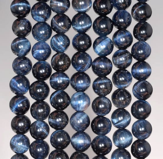 4 mm ブルー タイガーアイ ホークアイ 宝石 グレード AA ラウンド