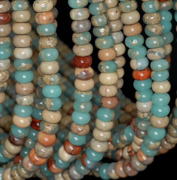4MM SEA SEDIMENT IMPERIAL JASPER GEMSTONE GRADE AA ROUND LOOSE BEADS 16/"